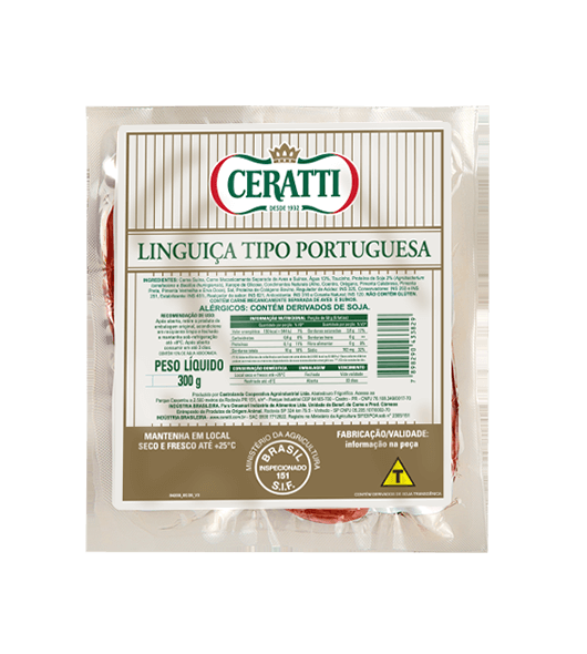 Linguiça Cozida Tipo Portuguesa