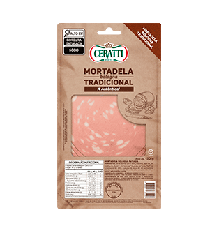 Mortadela Bologna Tradicional Ceratti Fatiada