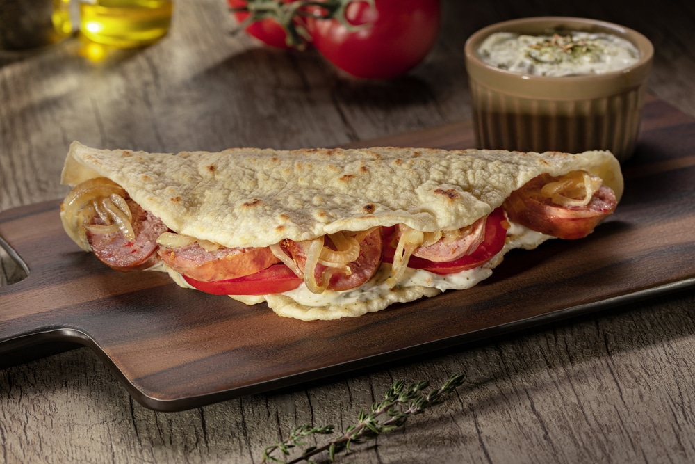 Piadina Romagnola com Pimenta Biquinho Ceratti