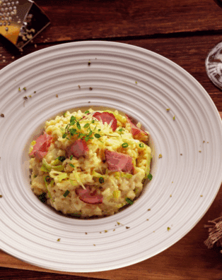 Risotto pastrami