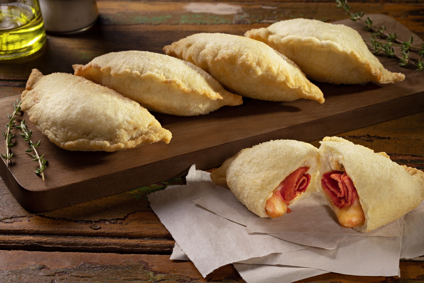 Panzerotti com Pepperoni