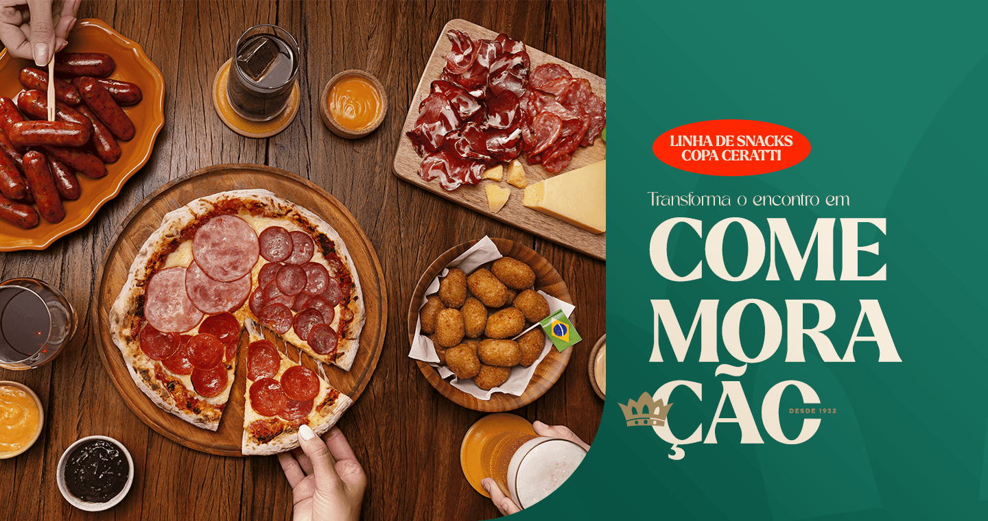 Conheça a nova Linha de Snacks Ceratti
